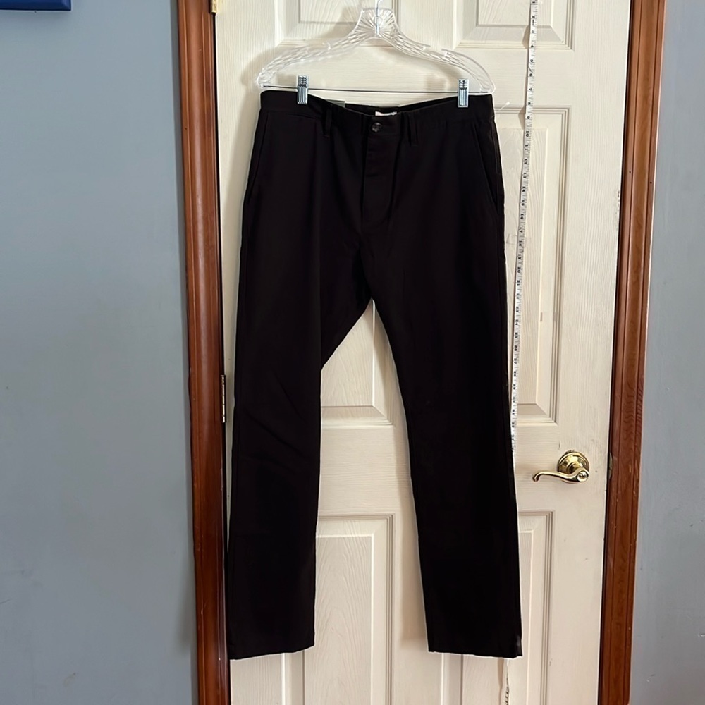 NWT-Goodfellow&co.-34w32L-Brown-Hennepin Chino Pants .Slim hip, thigh& leg.